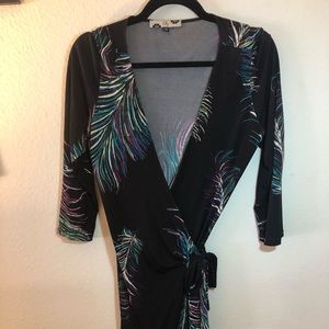 Comfy flattering wrap dress